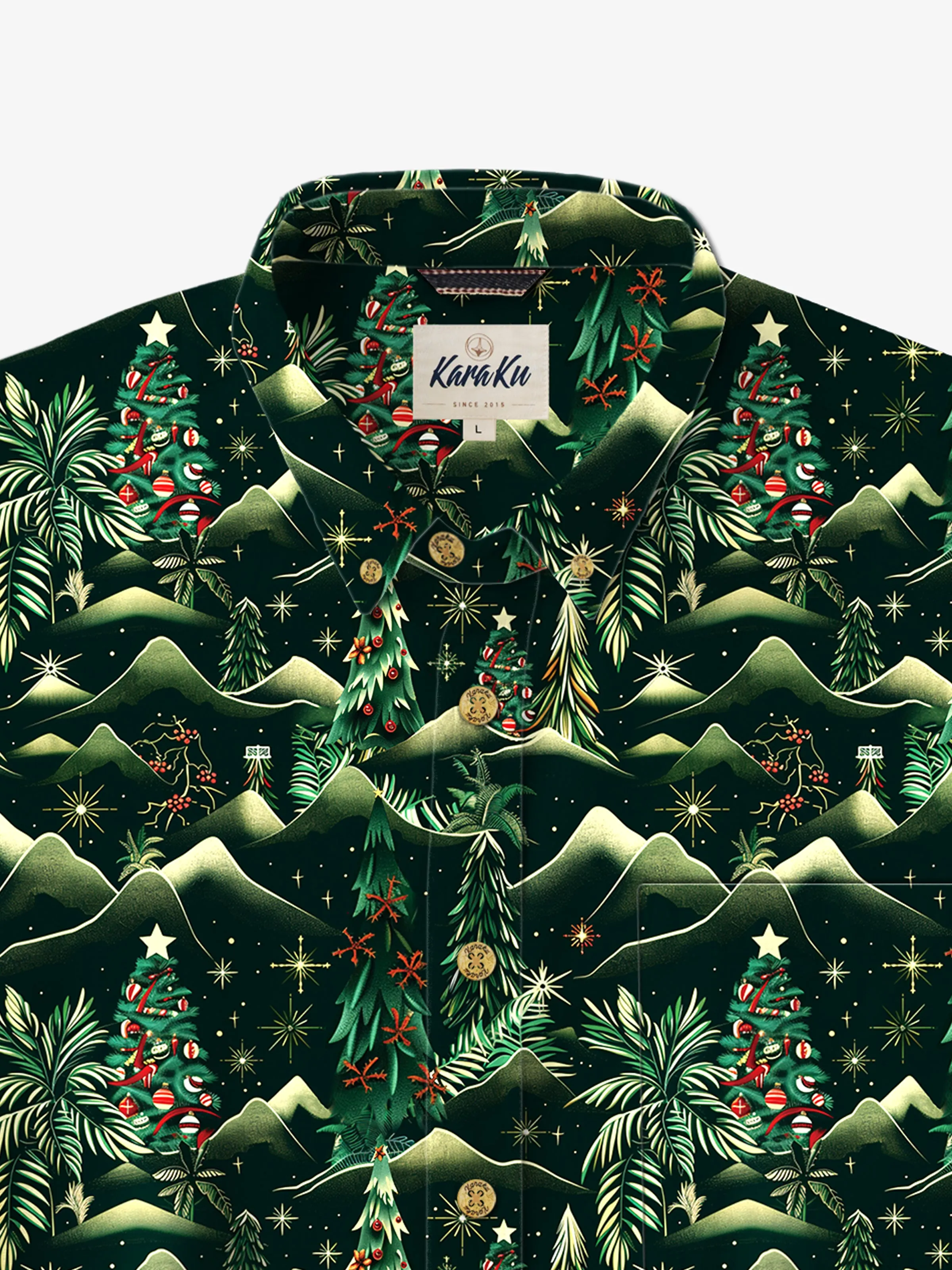 PRE-ORDER Christmas in the Mountains Cotton Shirt