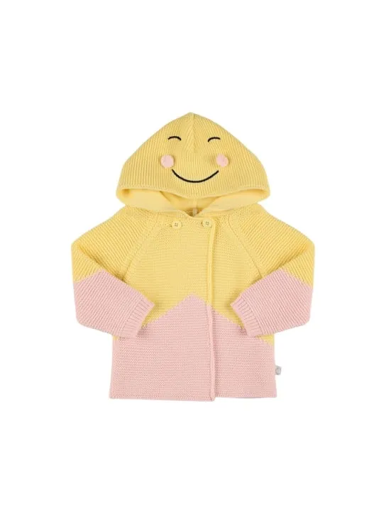 Stella McCartney Kids   Cotton cardigan w/ hood 